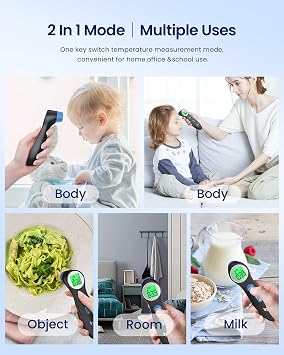 Forehead Thermometer + Oral Thermometer