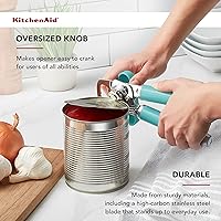 Vista 7 de KitchenAid Classic - Abrelatas con varias funciones y sacacorchos de fácil uso, rueda de corte de acero inoxidable ultra afilada, mangos ergonómicos