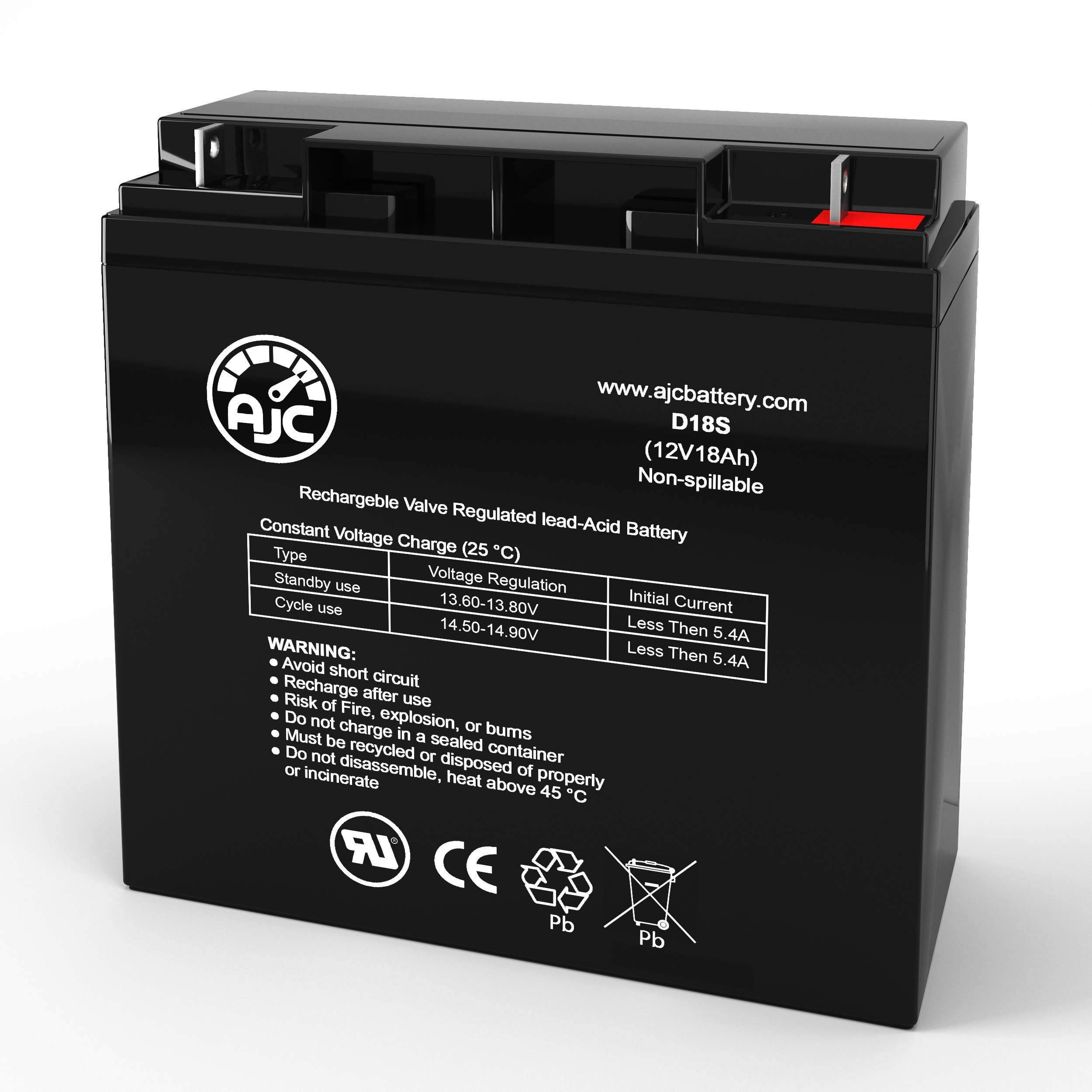 AJC Coopower CPD12-17 12V 18Ah Sealed Lead Acid Battery - This is an Brand Replacement