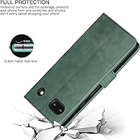 Vista 7 de Eastcoo Funda tipo cartera con tapa para Google Pixel 7a, piel sintética y protección de poliuretano termoplástico, 3 ranuras para tarjetas, función