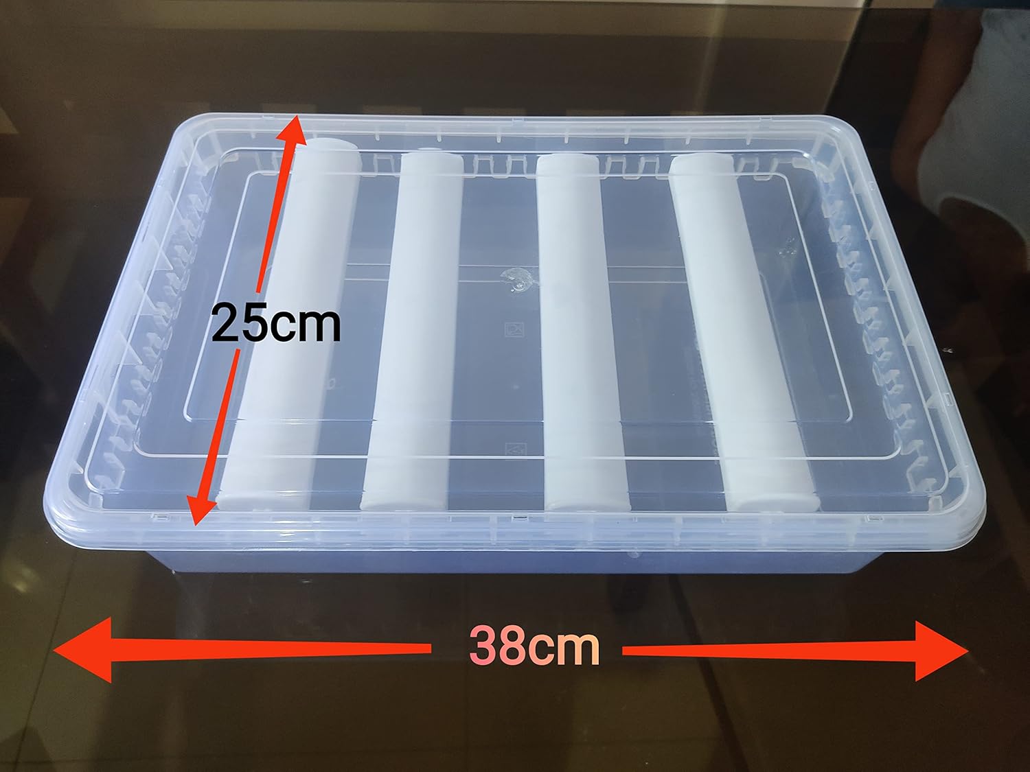 Shubh Empire Bangle Box For Women - Portable Jewellery Box With Partition & Transparent Organizer