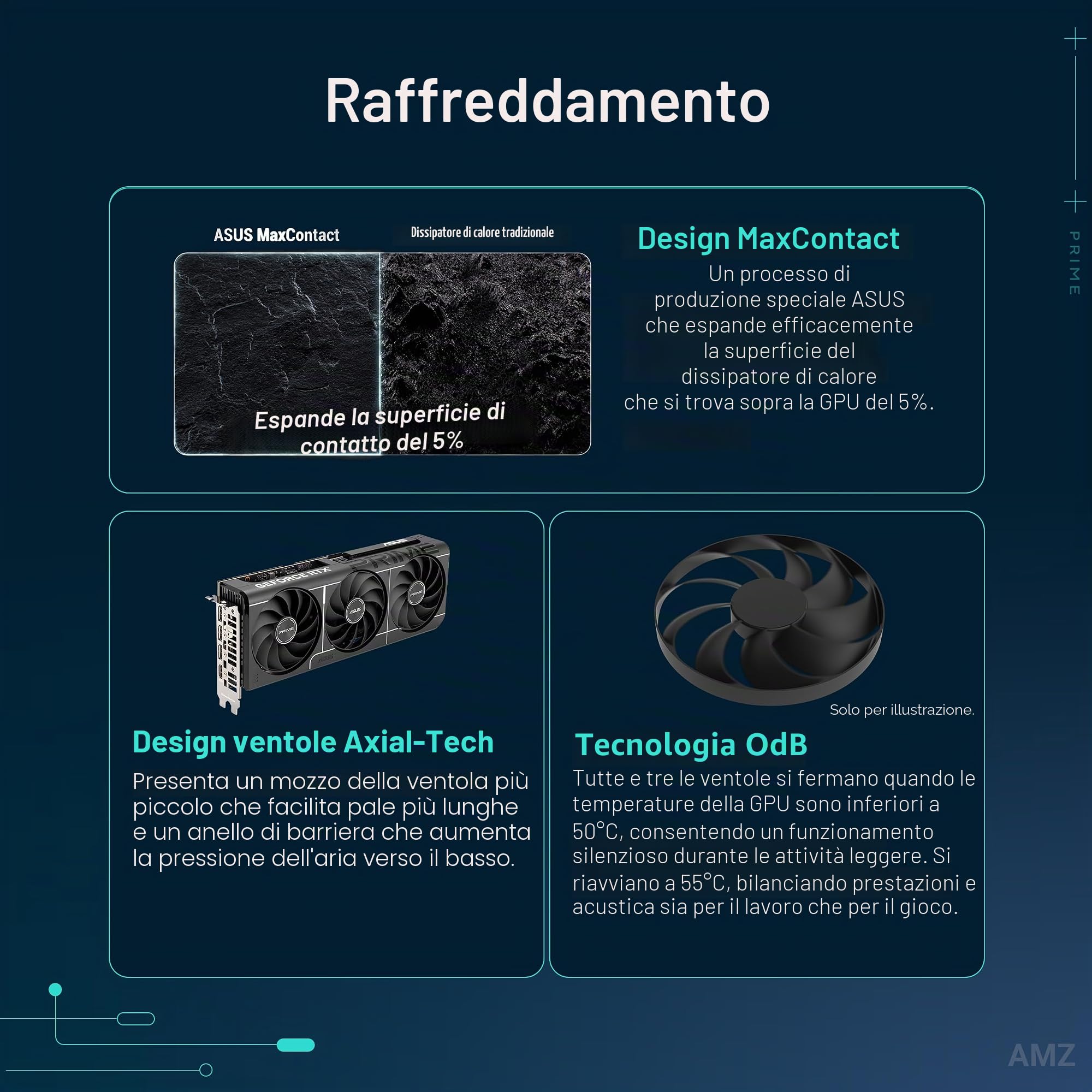 ASUS Scheda grafica Prime GeForce RTX™ 5060 Ti 16 GB GDDR7 OC Edition (PCIe® 5.0, 16 GB GDDR7, HDMI®/DP 2.1, 2.5-Slot, Axial-Tech Fans, Dual BIOS)
