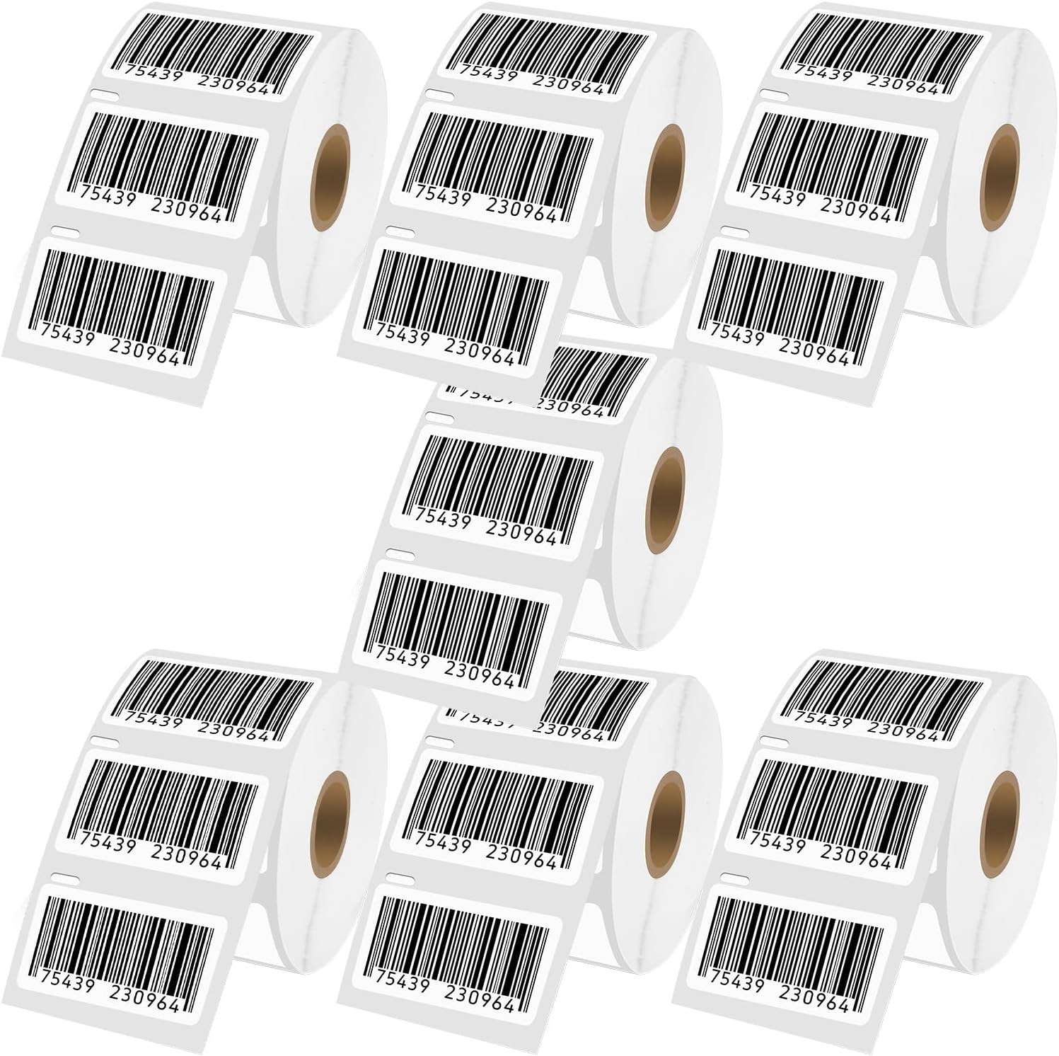 Label for Label Writer Printers, Compatible with DYMO 30334 Labelwriters 300 310 320 330 400 Duo 450 Twin Turbo Label Printers, 2-1/4" x 1-1/4"(57mm x 32mm), 7 Roll of 7000 Labels