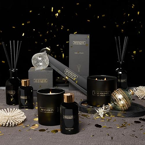 Miniatura 9 de Benevolence LA Difusores de varillas para el hogar, fragancia relajante de bergamota y jazmín Varillas difusoras de varillas de aromaterapia con