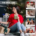 Volhoply 14oz Insulated Stainless Steel Coffee Mug with Leakproof Lid,Double Wall Vacuum Travel Coffee Cup with Handle,Reusable Metal Cups Tumbler,Camping Mugs Keep Hot/Cold(Army Green,1)