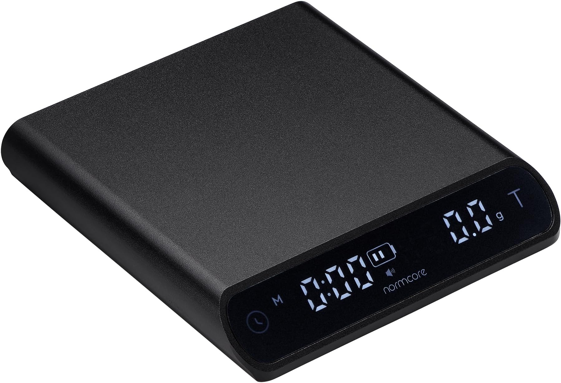 Pocket Coffee Scale V3, Pour Over Drip Espresso Scale, Barista Scale with Timer, Anodized Aluminum Body with Back-Lit LCD Display, Black