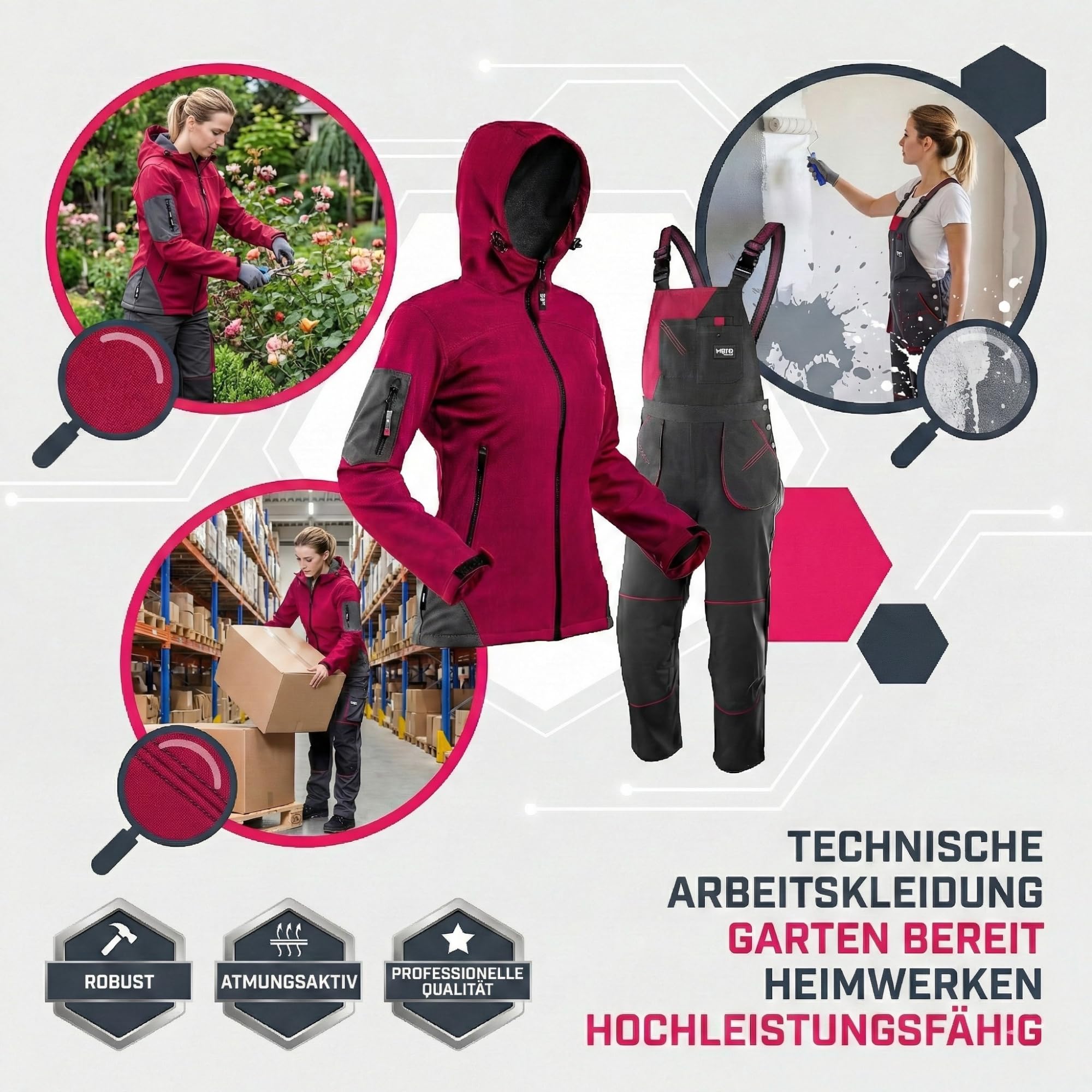 NEO TOOLS Kombinezon roboczy Kobiety x
