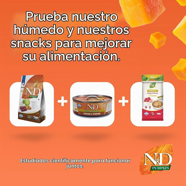 Foto 8 de 8 de FARMINA ND Cat Pumpkin VENADO 1,5KGR