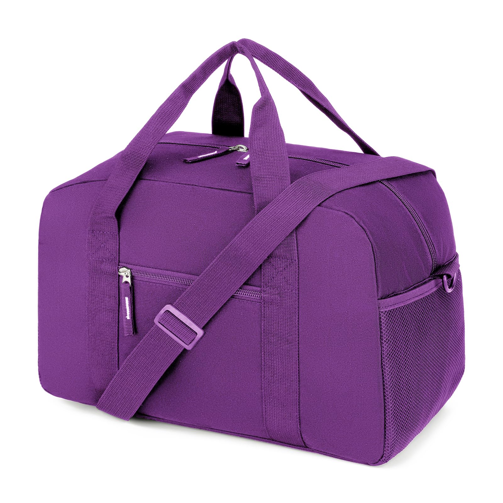 Uarition 14 inch Small Gym Bag, Mini Duffle Bag for Travel Sports, Purple, 14-Inch, Minimalist