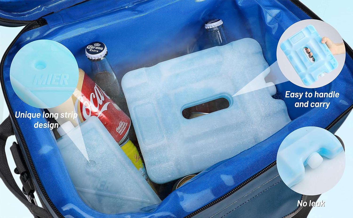 MIER Reusable Ice Packs Instruction Manual