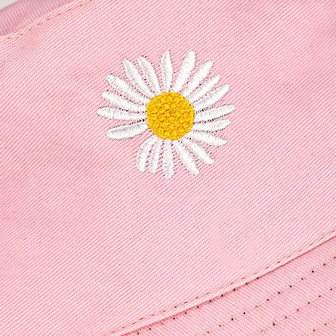 Cotton Bucket Hat Solid Color Beach Hat Summer Travel Sun Hats Fisherman Cap - Image 5