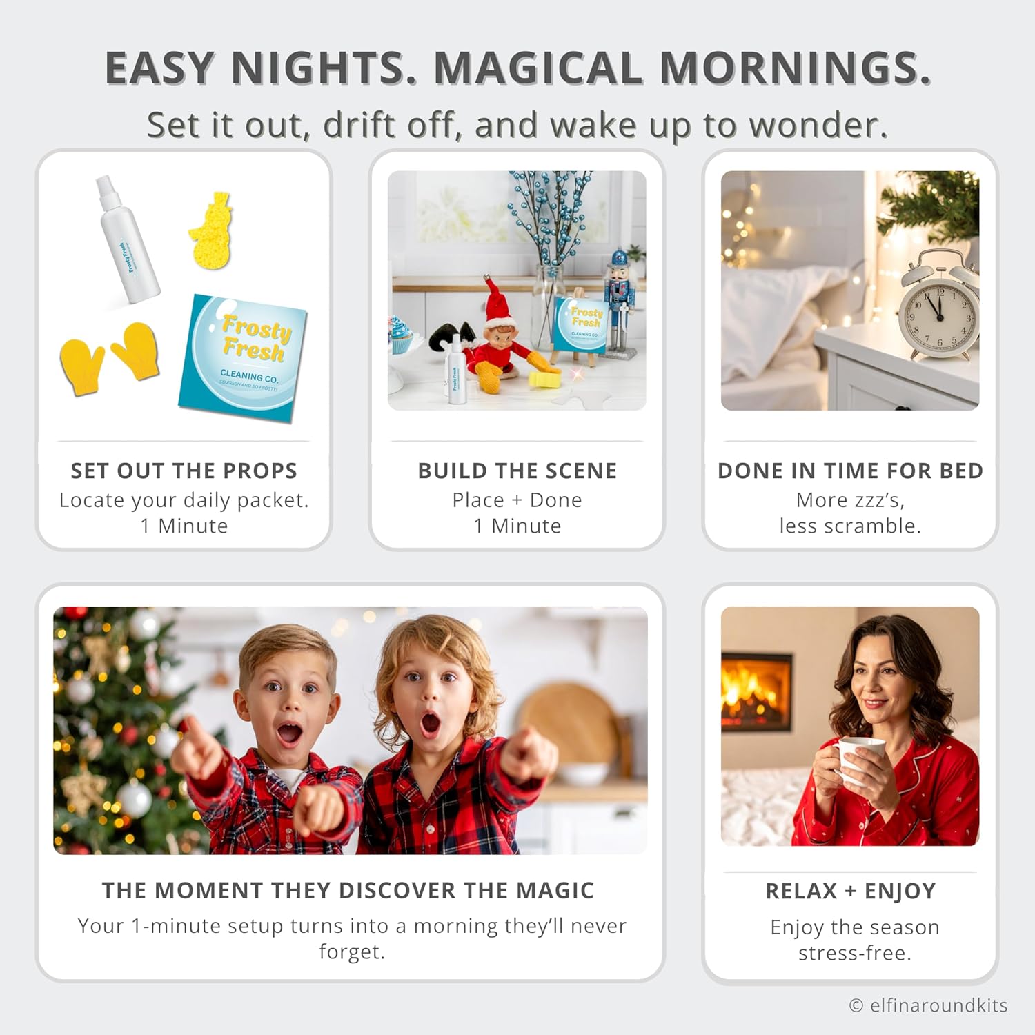 Huge Christmas Elf Activity Kit - Elf Accessories - 28 Days of Fun - Over 180+ Fun Props and Clothes - Elf Arrival Letter - Christmas Crafts for Kids - A Fun Countdown Tradition