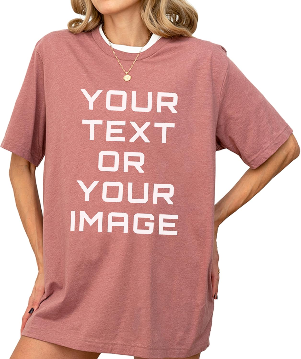 Custom Your Text Shirt, Personalized Your Image T-Shirt, Customized Your Photo Shirt Sweatshirt Hoodie