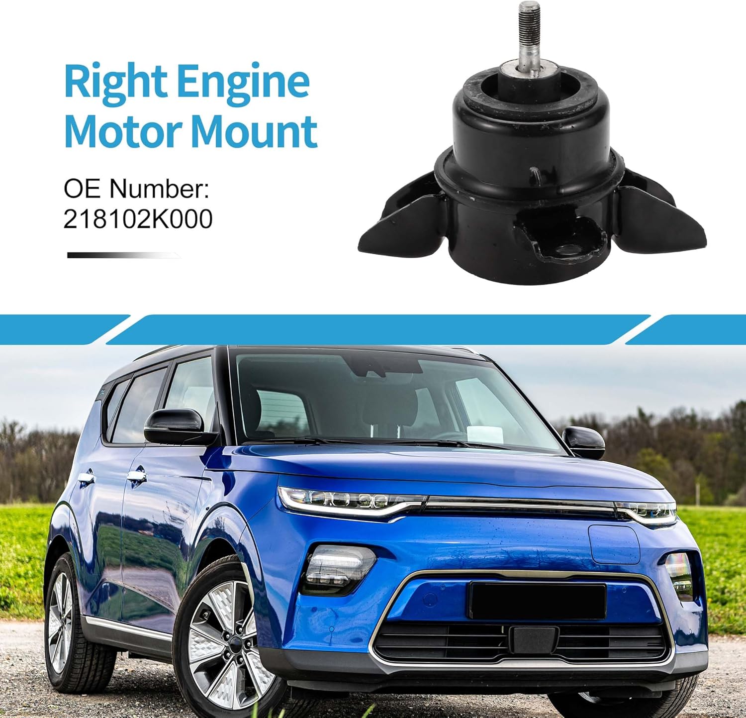 Engine Motor Mount No.218102K000 Engine Mounting for Kia Soul 2011-2013 Metal