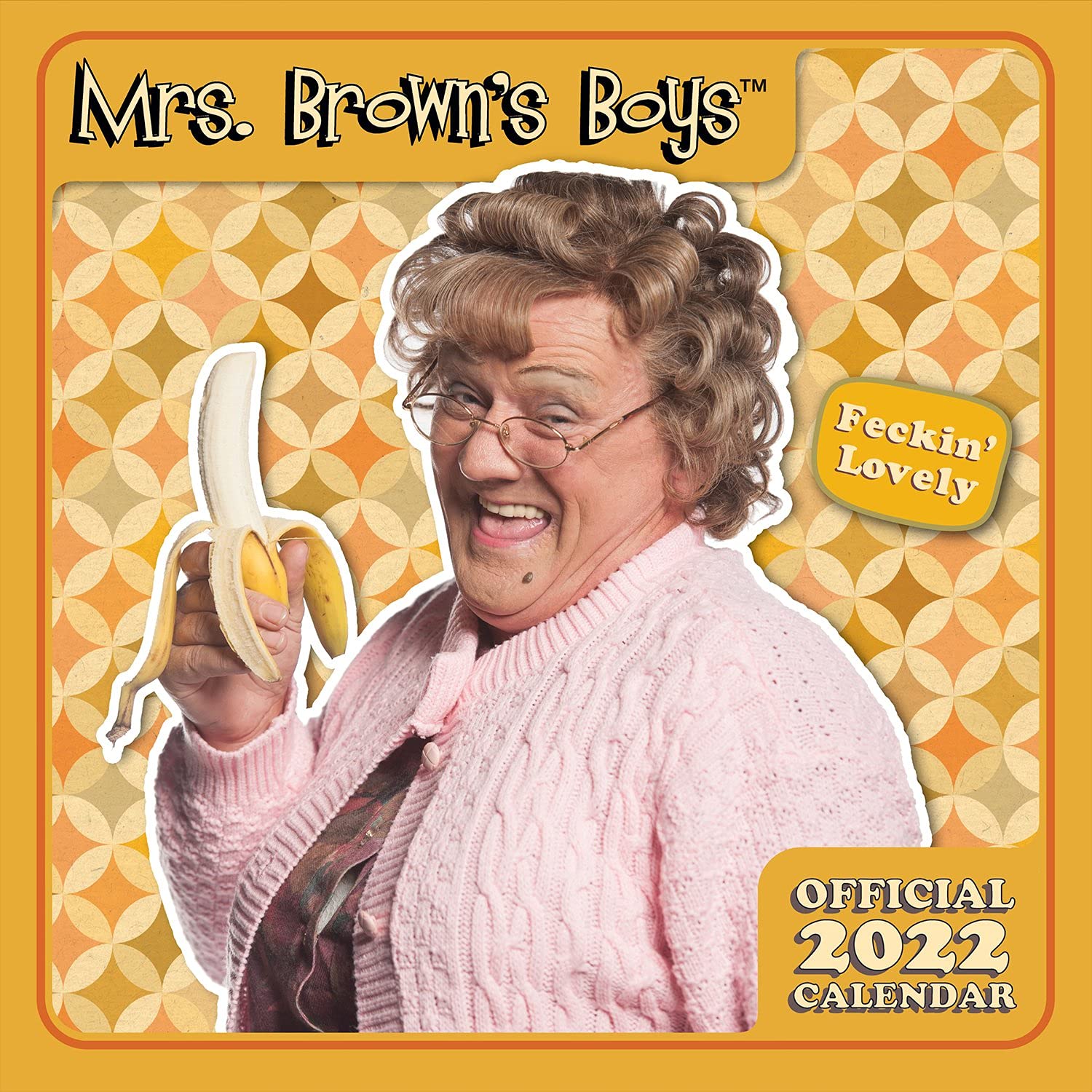 Mrs Browns Boys Calendar 2025 Official Square Wall Calendar Gift Present with Free Organising Stickers