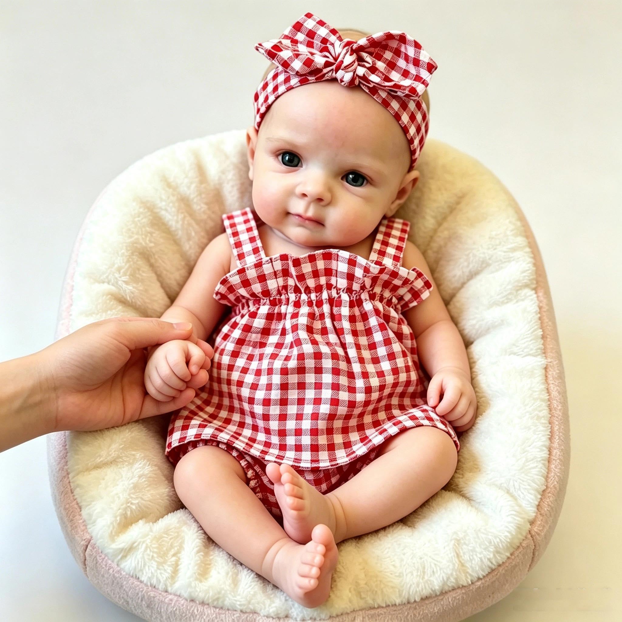 Anano Bebe Reborn Silicona Cuerpo Completo 30Cm Muñeca Reborn Silicona niña