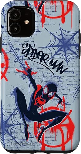 Funda con estampado de graffiti para iPhone 11 Marvel Spider-Man Into the Spider-Verse