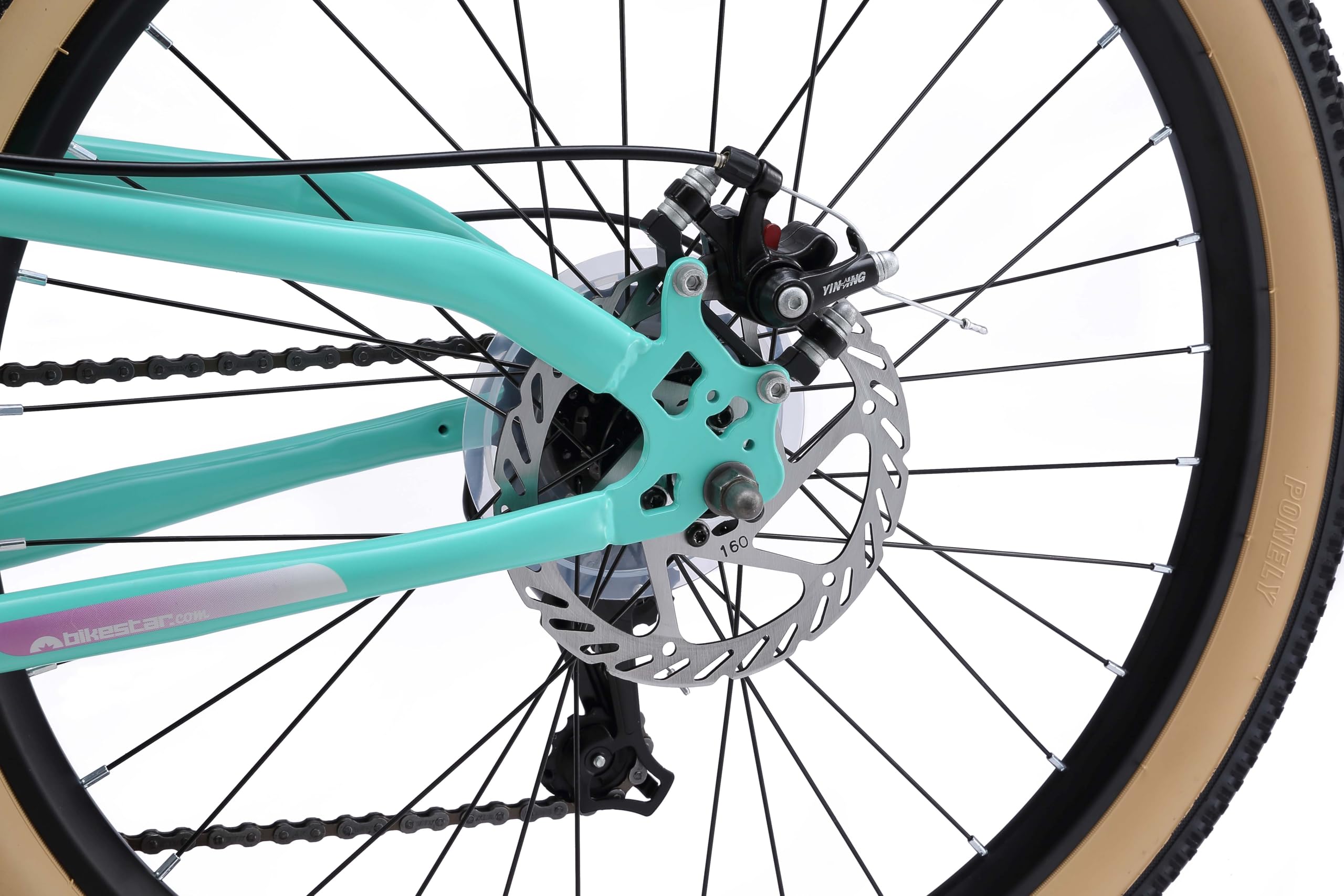 BIKESTAR Kinder Fahrrad Fully Mountainbike 21 Gang Shimano, Scheibenbremse ab 8 Jahre | 24 Zoll Kinderrad MTB | RISIKOFREI TESTEN