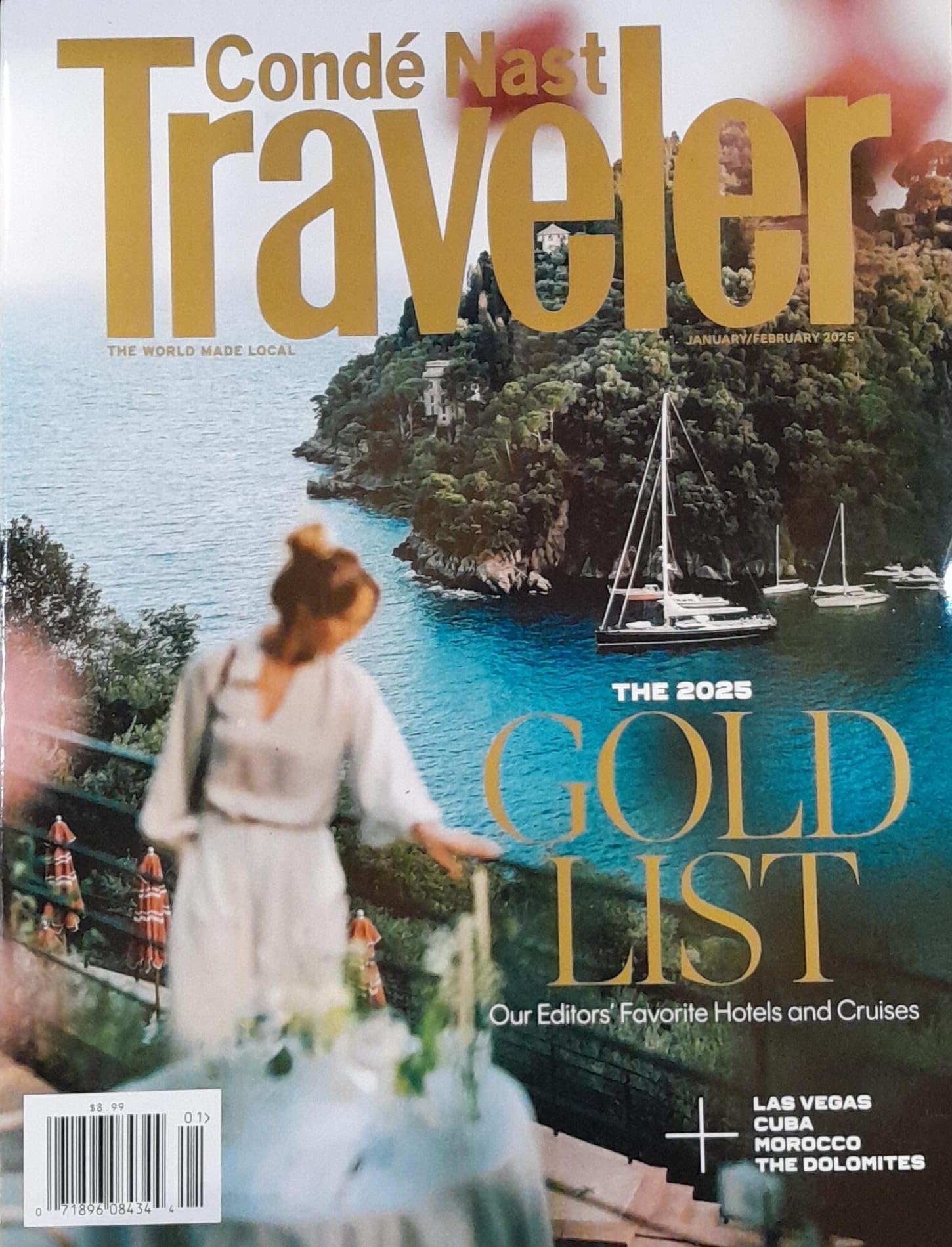 Conde Nast Traveler Magazine January-February 2025 Gold List Our Editors' Favorite Hotels And Cruises