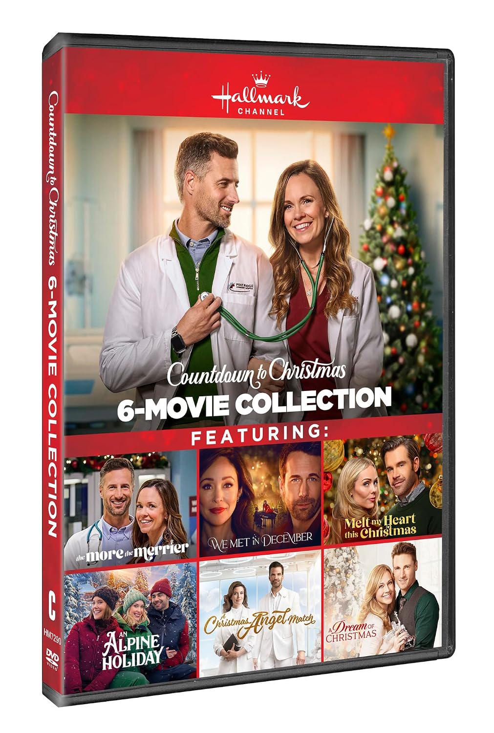 Hallmark 6-movie Collection: The More the Merrier, We Met in December, Melt My Heart This Christmas, An Alpine Holiday, A Christmas Angel Match, A Dream of Christmas ​ image 3
