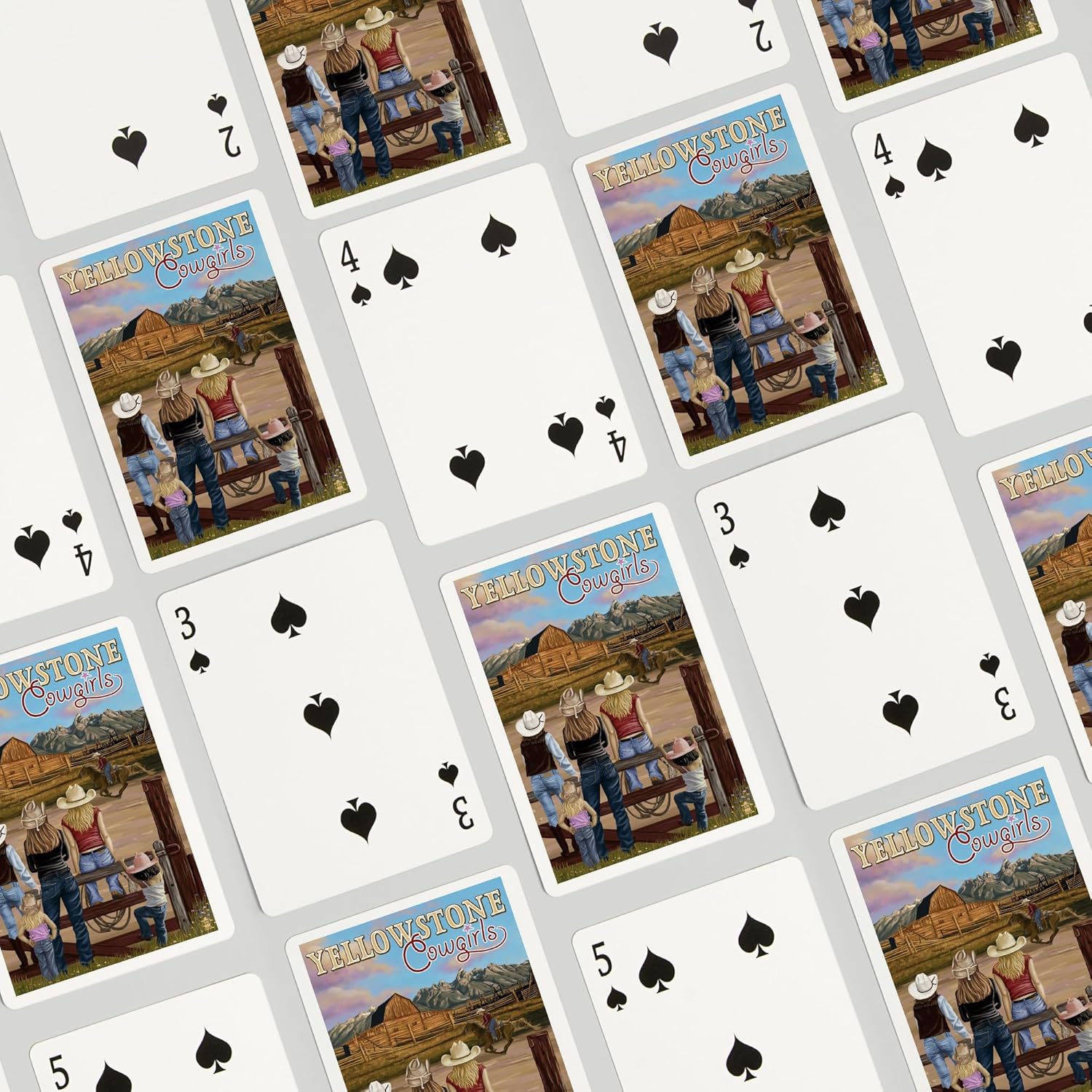 Lantern Press Yellowstone National Park, Wyoming, Rodeo Scene, 52 Playing Cards for Adults, Poker Size Card Deck