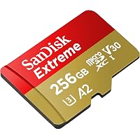 SanDisk Extreme 256GB scheda microSDXC + RescuePro Deluxe, Micro SD fino a 190 MB/s