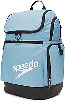 Speedo Teamster 2.0 35L Backpack - Durable Swimmer's Bag with Ventilated Pocket, Wet Storage & Upright Design