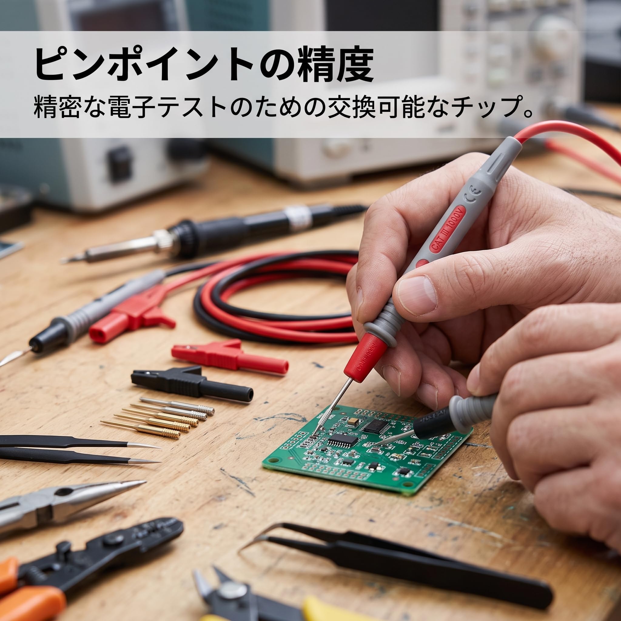 Multimeter Messen & Messspitzen für Multimeter, Krokodilklemmen mit – 1000V/20A spitzen für elektrische Tests