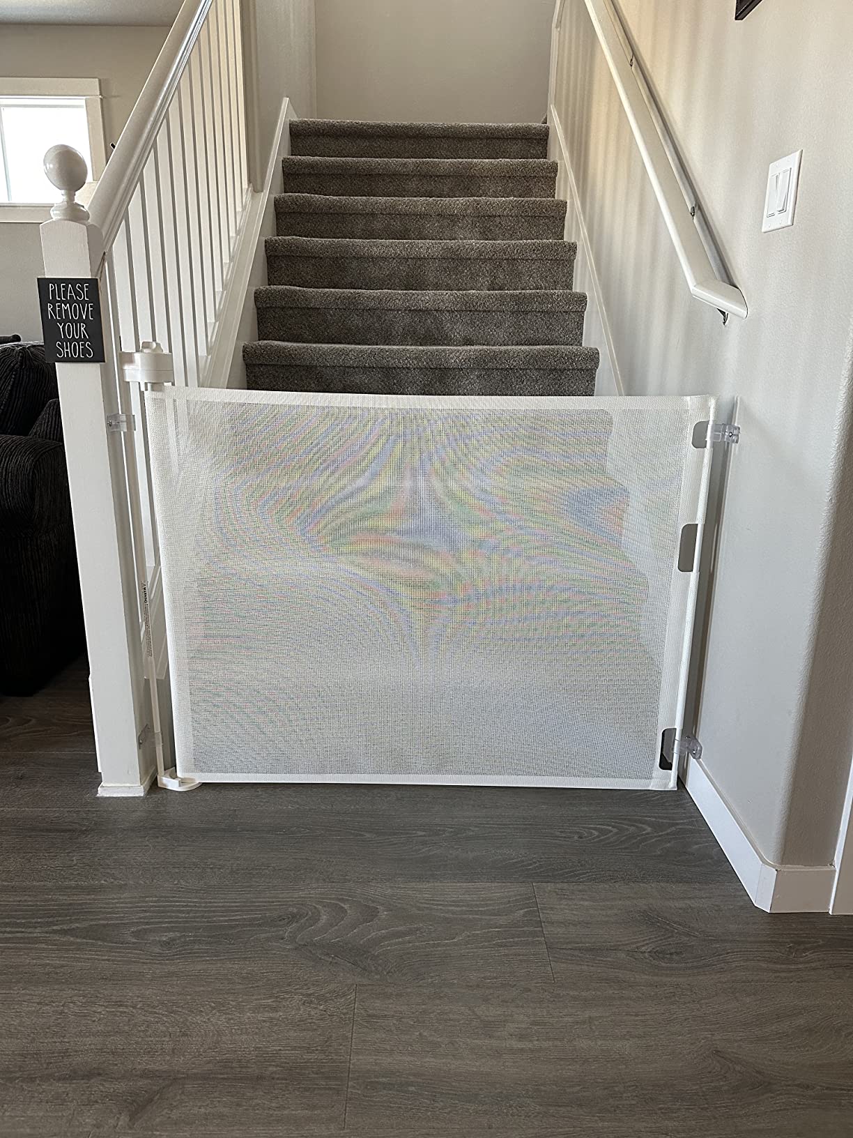 25/mo Finance RetractAGate 52" White The Original and only Made