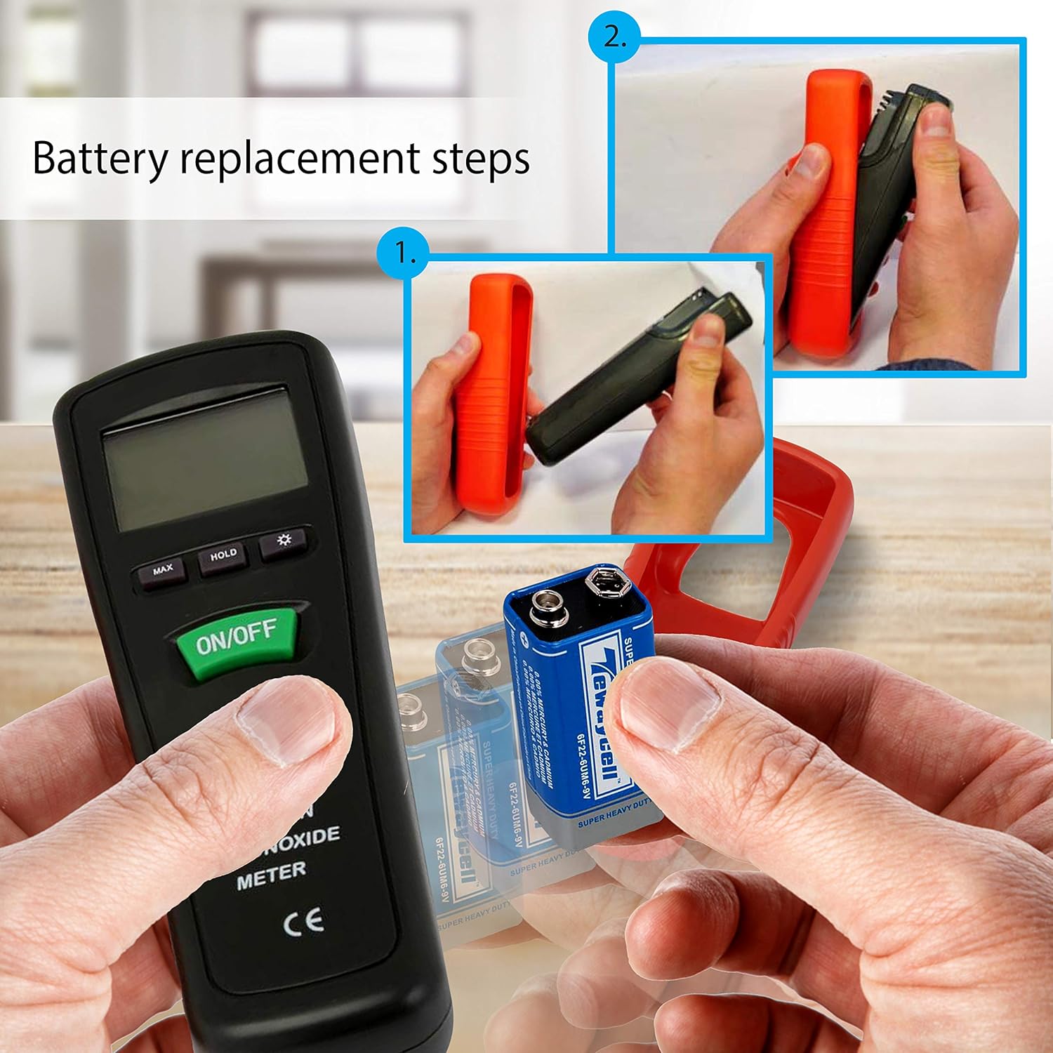 Flаѕh Sаlе Hand Held Carbon Monoxide Meter - High Accuracy and 1000 PPM Measurement Range CO Sensor w/Digital LCD Display Auto Power Off Battery Operated and Control Buttons - Pyle PCMM05 Blасk Frіdау - 80% оƒƒ Hand Held Carbon Monoxide Meter - High Accuracy and 1000 PPM Measurement Range CO Sensor w/Digital LCD Display Auto Power Off Battery Operated and Control Buttons - Pyle PCMM05