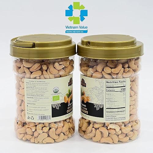 Miniatura 4 de LAFOOCO - Anacardos orgánicos secos salados anacardos asados salados aperitivos veganos ideales para regalar amigos universidades en celebraciones