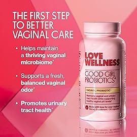Love Wellness Good Girl Probiotics | Womens Vaginal Health & pH Balance Supplement | 9-Strain Probiotic for Urinary Tract, Yeast, Odor & Immune Support | Gluten-Free (30-Day Supply)