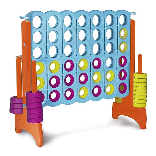 Feber- Riesiges Brettspiel, vier in einer Reihe, 120 Zentimeter hoch, für die ganze Familie (Famosa 800012910)