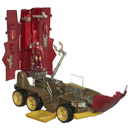 Hasbro - Iron Man 97844 - Iron Man 2 Mobiles Hauptquartier Spielset