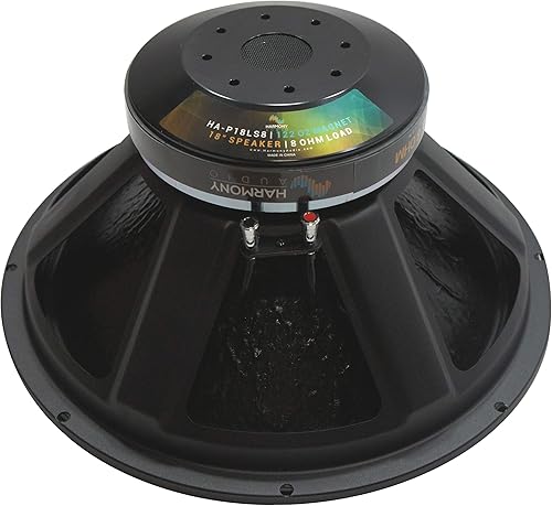 Miniatura 4 de Harmony Audio HA-P18LS8 Reemplazo 18" Pro PA 1600W Subwoofer/Altavoz Altavoz 8 Ohm Woofer