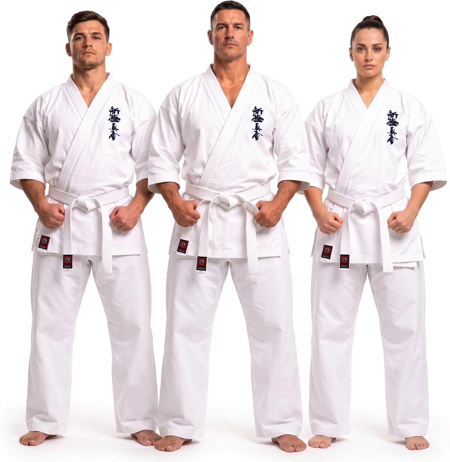 12oz Shin Kyokushin Karate Uniform Kids gi & Adult Martial Arts uniform Unisex Karate Gi White Color Size 3-7