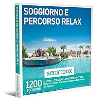 Smartbox – Cofanetto Regalo per Uomo o Donna – Soggiorno e Percorso Relax – Idee Regalo Originale – 1 Notte con Colazione e 1 Percorso Benessere per 2 Persone