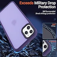 Vista 581 de Yriklso Strong Magnetic Case for iPhone 11 [Compatibilty with MagSafe] Protective Shockproof Cover Phone Case for iPhone 11 6.1" Frosted Purple