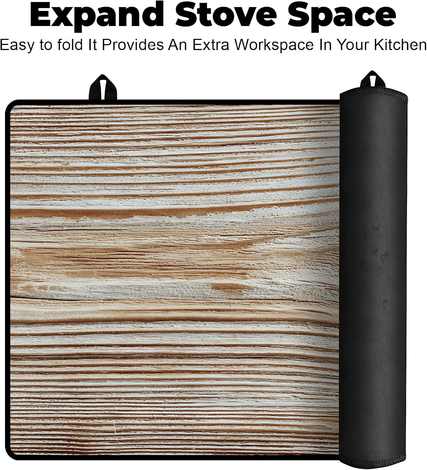 Heat-resistant Stove Top Cover - 28.5" X 20.5" Cooktop Protector Covers, Scratch-resistant Washable Pad Kitchen Countertop Mat (Table, 28.5" x 20.5")