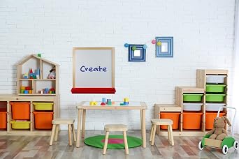 Flipside Products Magnetic Dry Erase Wall Easel w/Tray, Mount On Wall, Whiteboard, Drawing and Notes