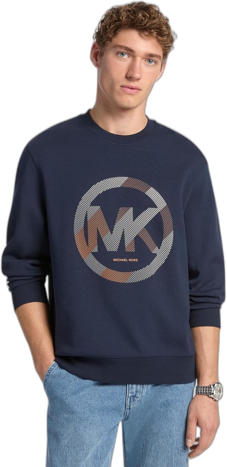 Michael Kors Men's Mk Sport Logo Crewneck Sweatshirt