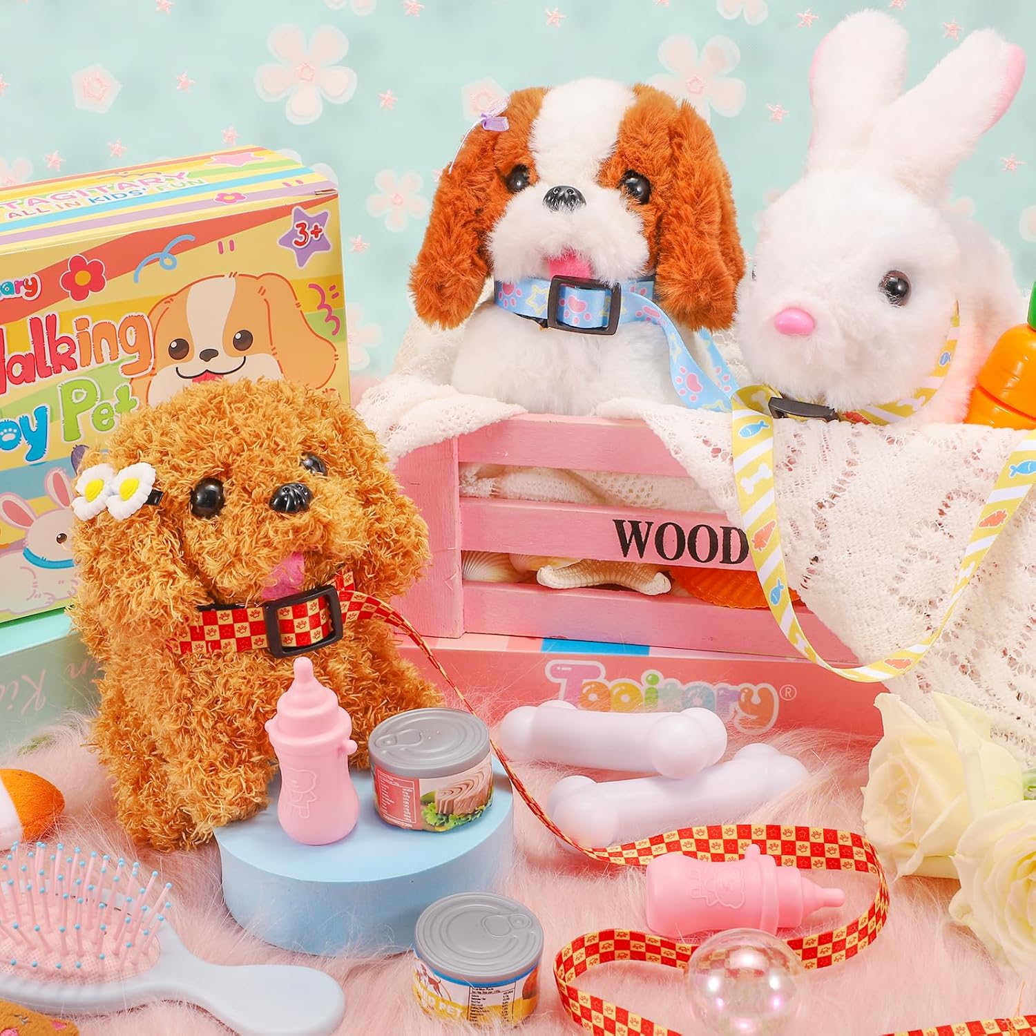 Tagitary Plush Toys Puppy Electronic Toy Dogs and Bunny