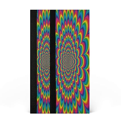 KLL Psychedelic 2 Pcs Refrigerator Door Handle Covers Dishwashers Grill Microwave Cabinet Door Cloth Protect Kitchen Appliance Clean