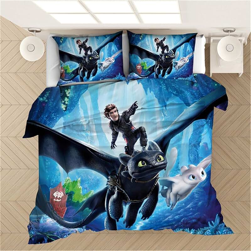 how to train your dragon bedding