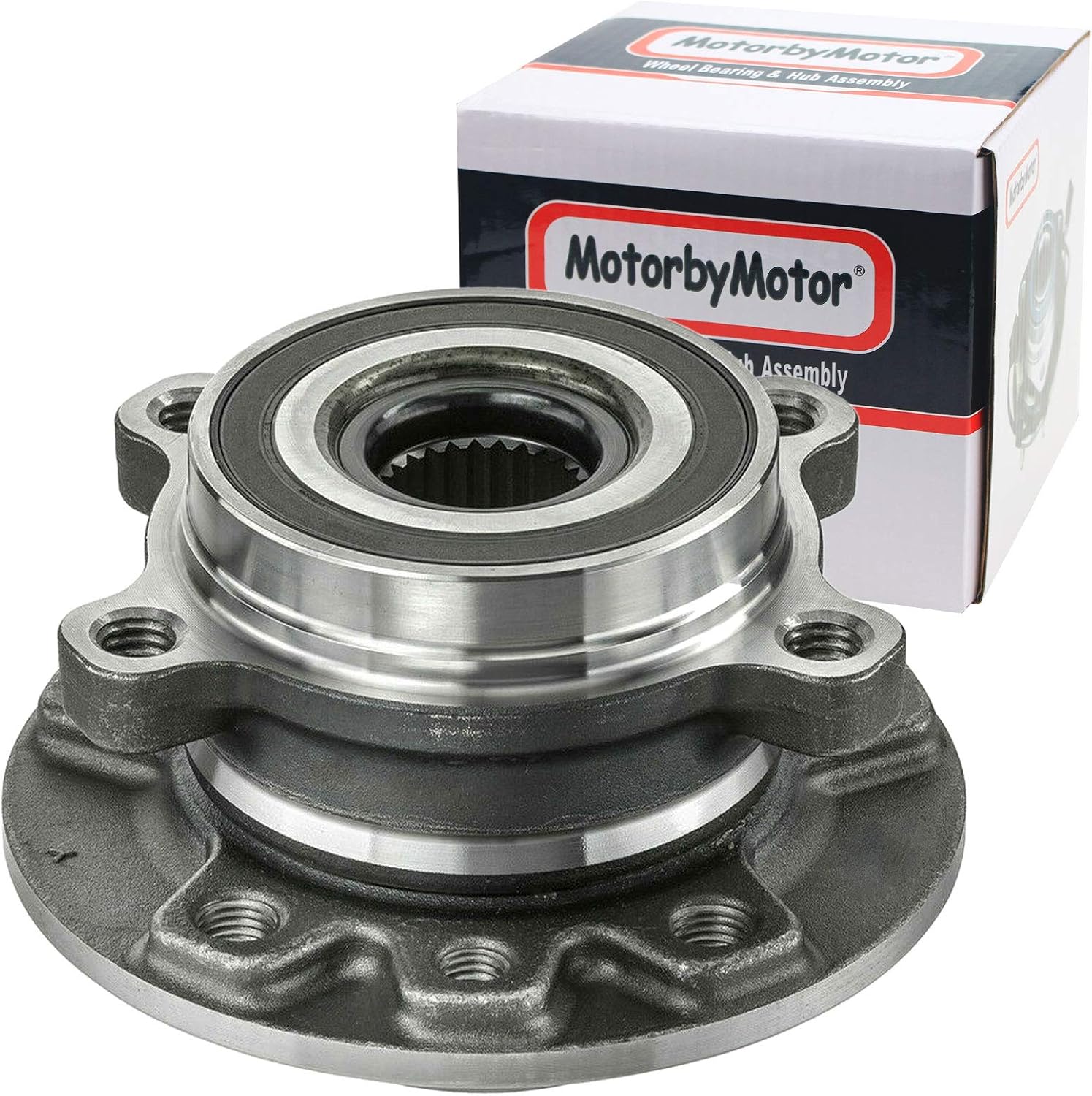 MotoorbyMotor 513389 Front Rear Wheel Bearing and Hub Assembly fits for 2015-2020 Jeep Renegade, 2016-2018 Fiat 500X Wheel Hub & Bearing Assembly AWD