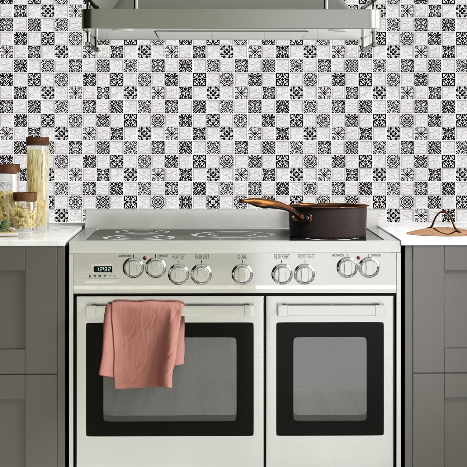 ビンテージ リメイクタイルシール キッチン 防水 浴室 壁紙シール リメイクシート 壁紙 おしゃれ wallpaper トイレ 床