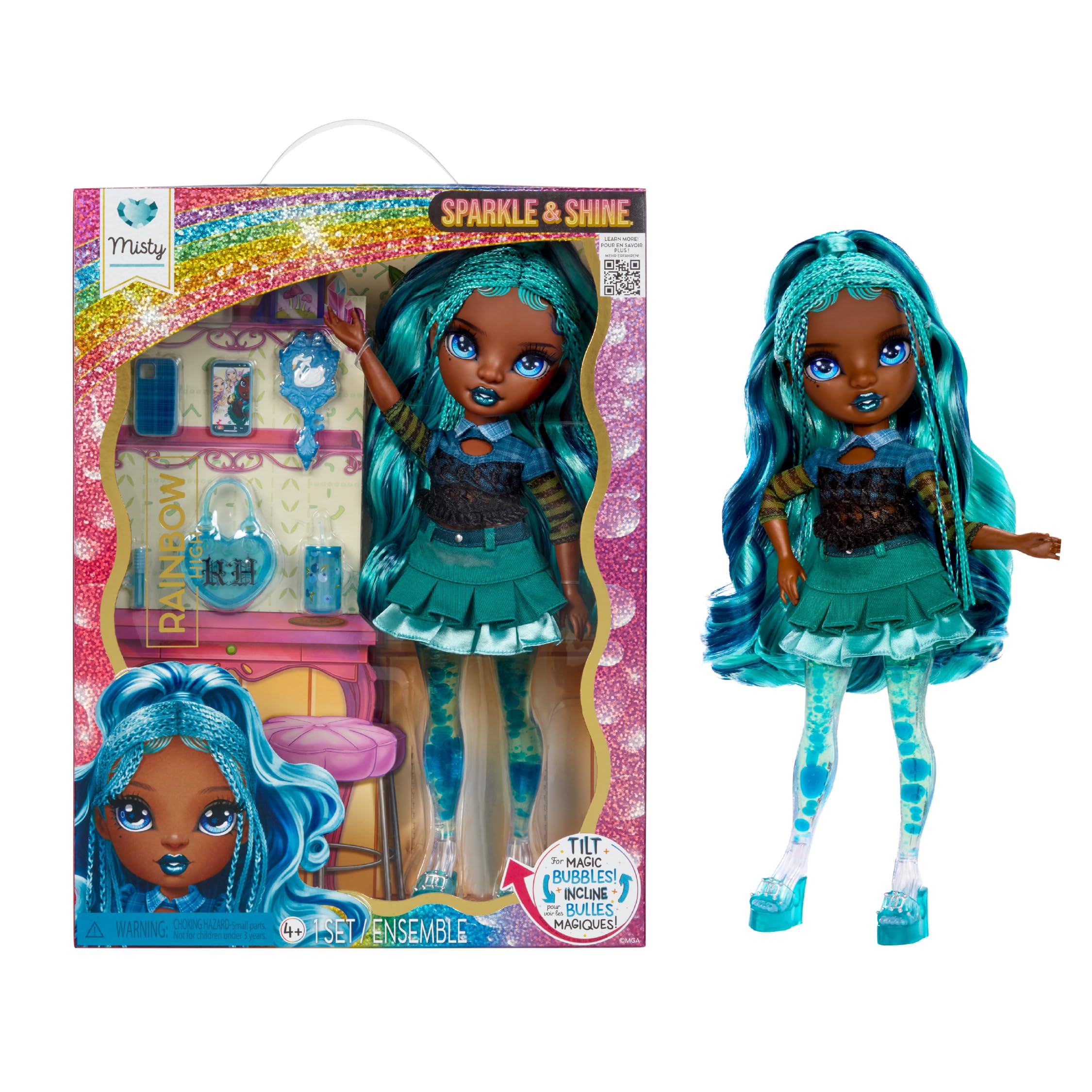 RAINBOW HIGH Sparkle & Shine Doll - Misty - 11