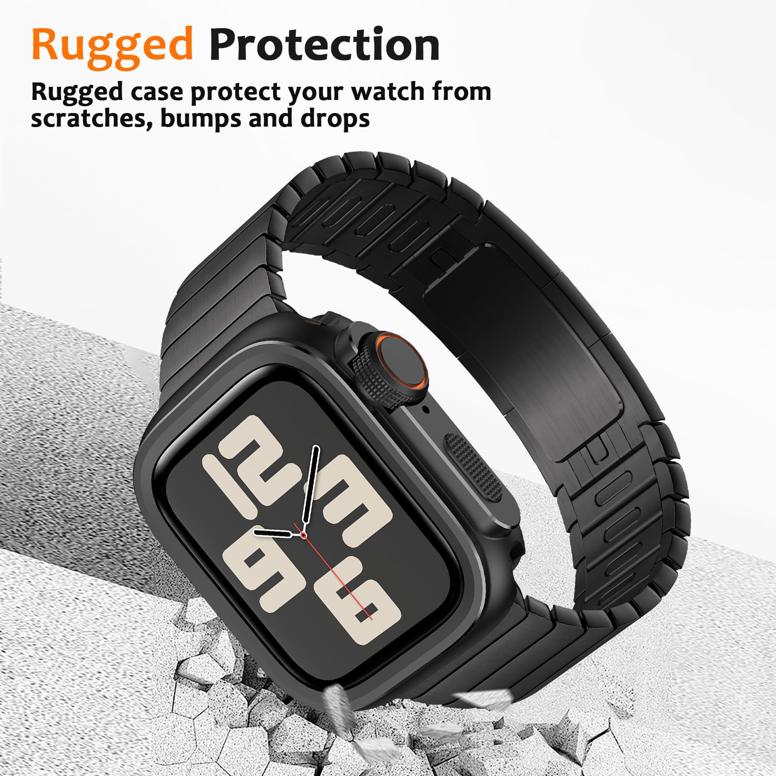 Amazon.com: ZZDZZ 2 in 1 Rugged Case Compatible with Apple Watch