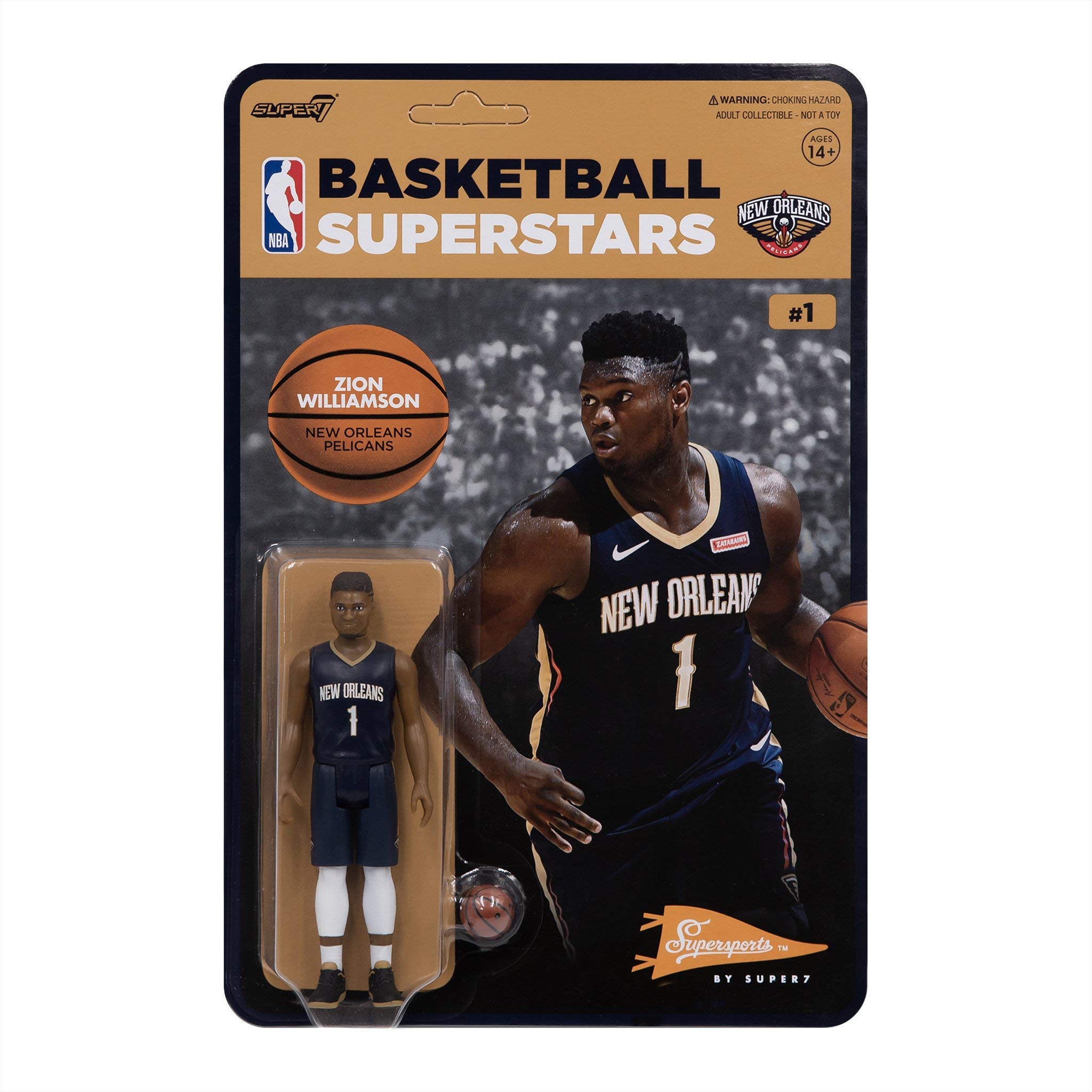 Super7 NBA Supersports Figure - Zion Williamson (Pelicans)