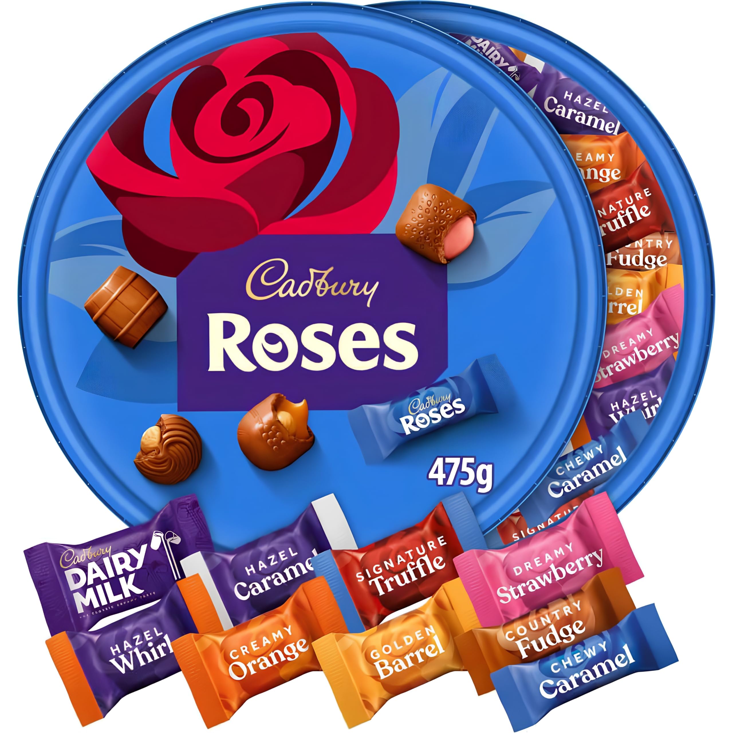 Cadbury Roses tub 550g Chocolate (Pack of 1)